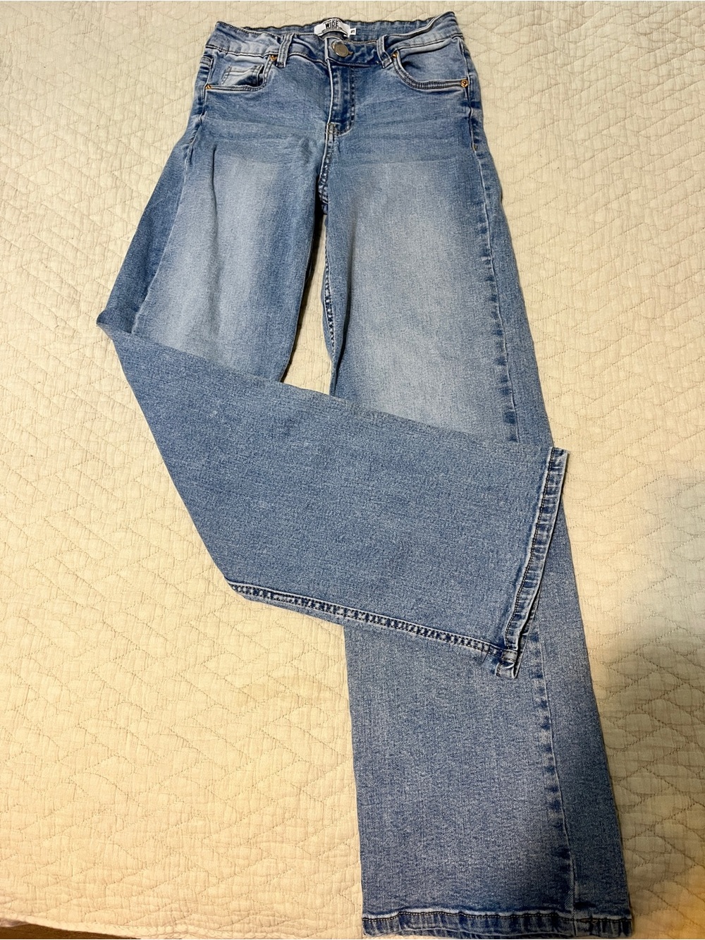 Refuge Denim Mid-rise wide leg Jeans. Size 1